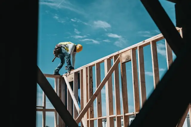 Contractor site cleanup with roll-off dumpster